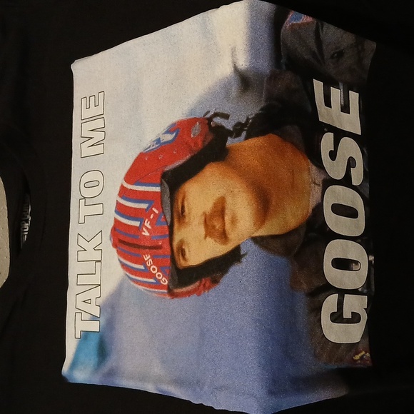 Black Graphic Tee with Red and Blue Helmet Design - Picture 1 of 3